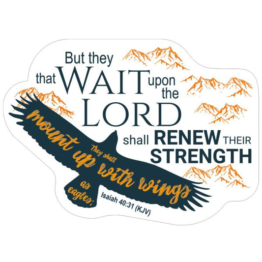 Eagles Vinyl Sticker - The Christian Gift Company