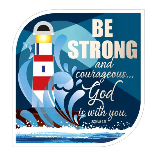 Be Strong Vinyl Sticker - The Christian Gift Company