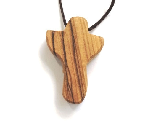 Olive Wood Cross Necklace