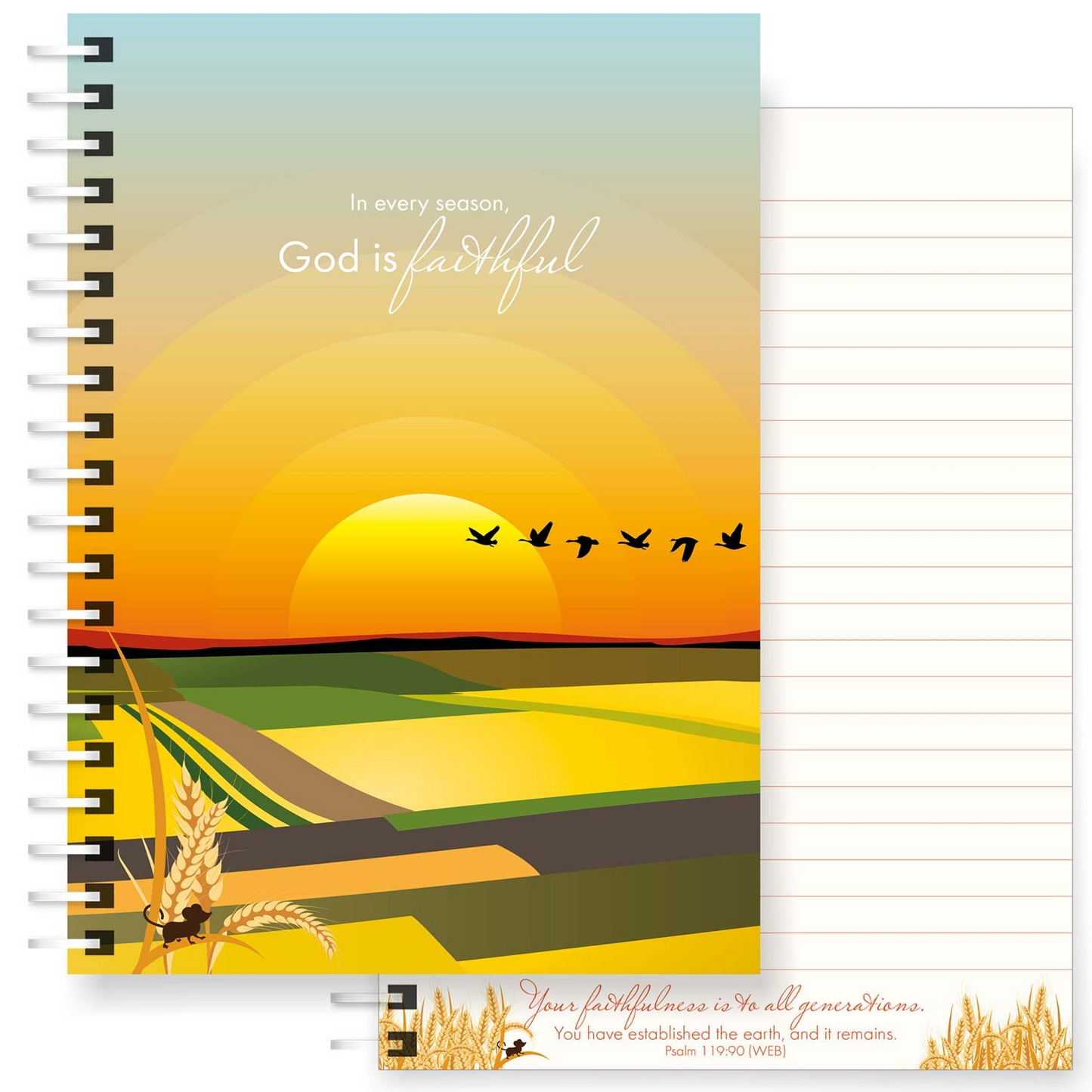 God is Faithful A5 Notebook - The Christian Gift Company
