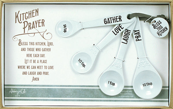 Kitchen Measuring Spoons Set - The Christian Gift Company