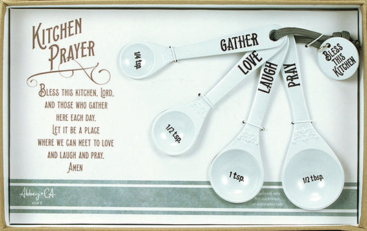 Kitchen Measuring Spoons Set - The Christian Gift Company