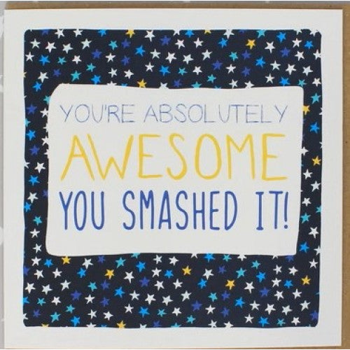 You Are Absolutely Awesome! Congratulations Card - The Christian Gift Company