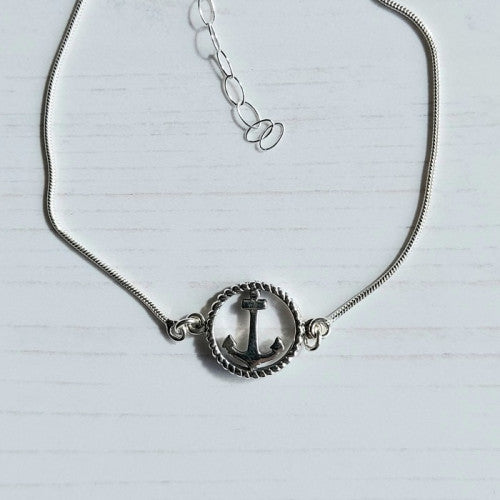 Silver Anchor Bracelet - The Christian Gift Company