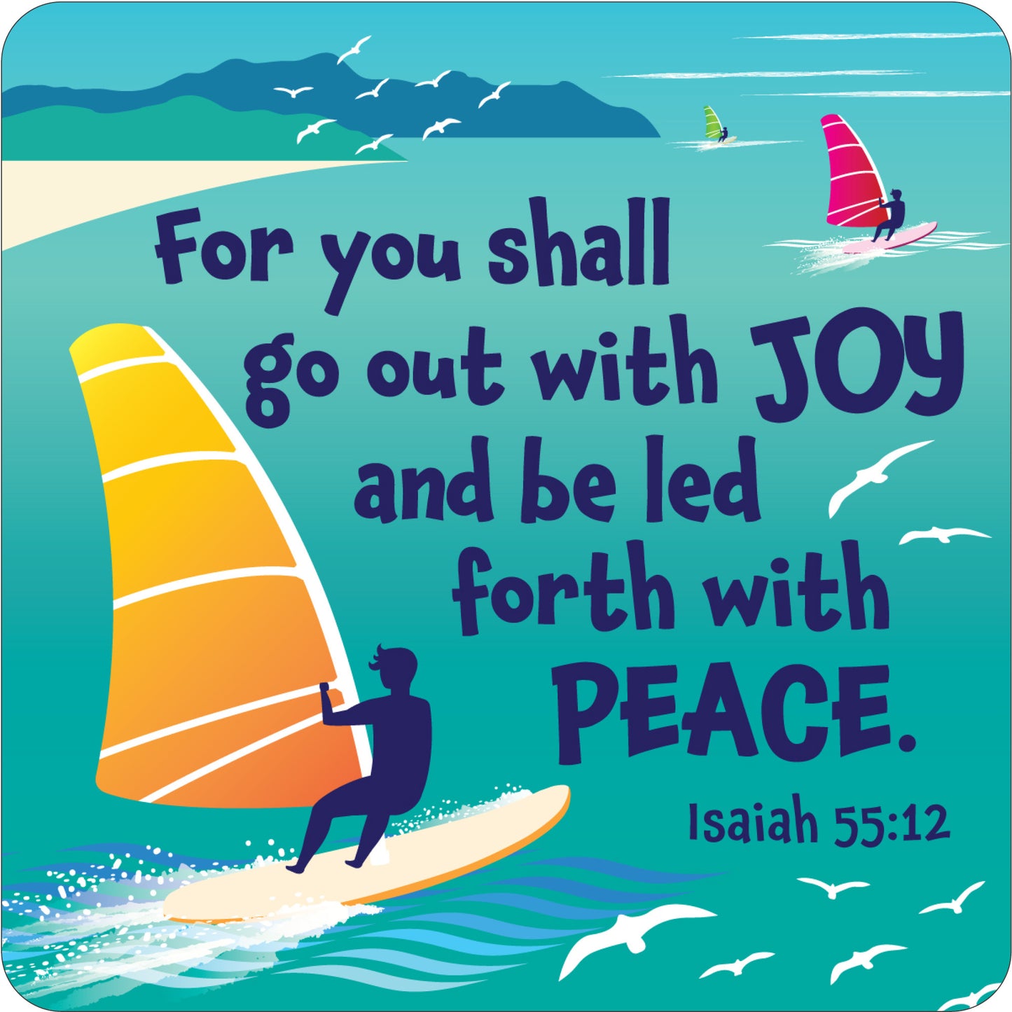 Go out with Joy coaster - The Christian Gift Company