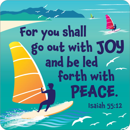 Go out with Joy coaster - The Christian Gift Company