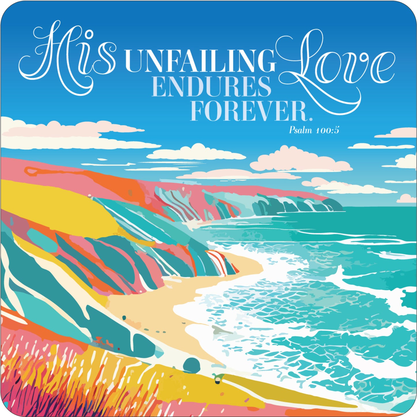 Unfailing Love coaster - The Christian Gift Company