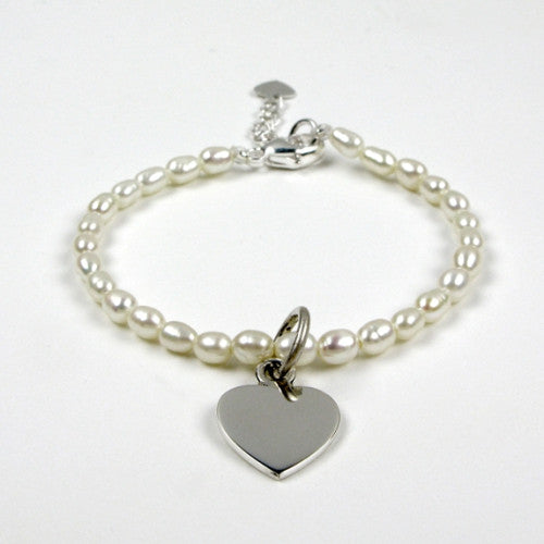 Pearl Christening Bracelet - The Christian Gift Company