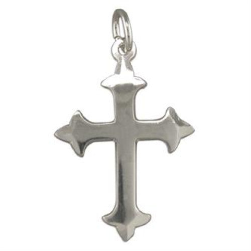 Silver Cross With Florentine Arms - The Christian Gift Company