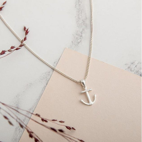 Silver Anchor Pendant - The Christian Gift Company