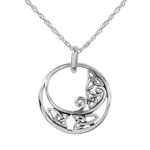 Round Celtic Pendant With Knotwork - The Christian Gift Company