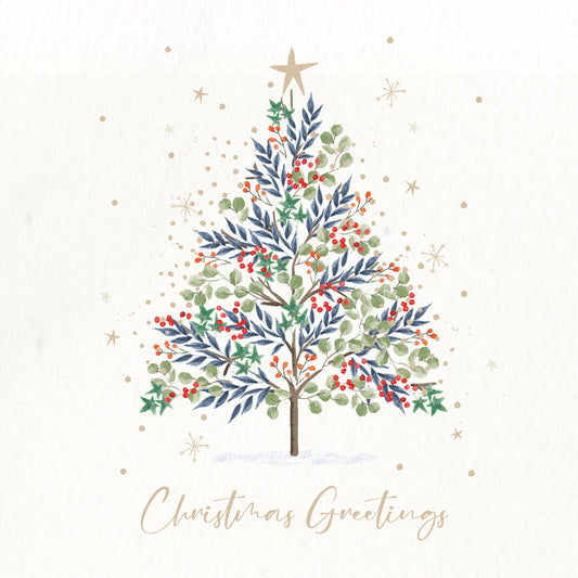 Food Bank – Christmas Tree (Pack of 10) - The Christian Gift Company