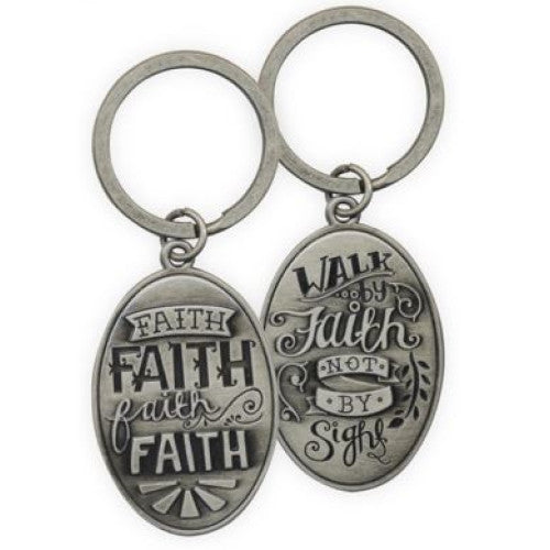 Pewter Keyring Faith - The Christian Gift Company