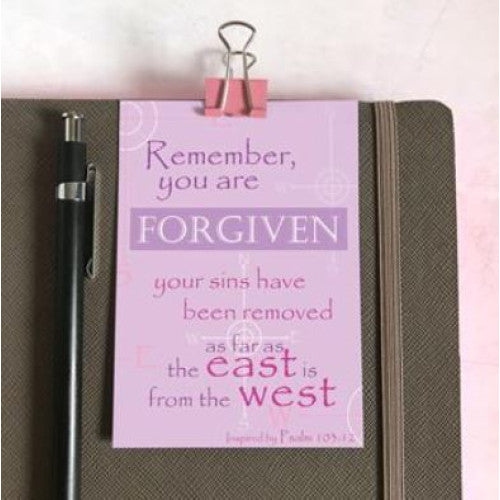 Mini Card Remember You Are Forgiven