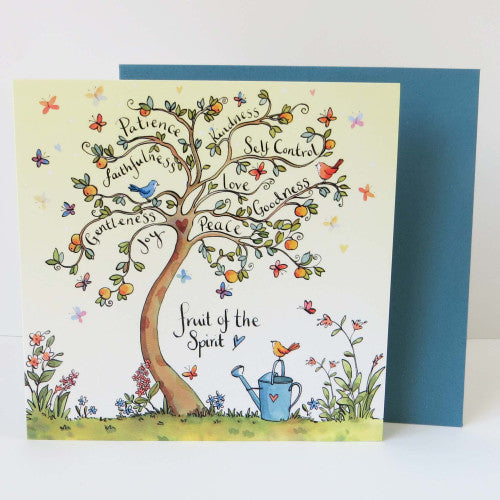 Fruit Of The Spirit Tree Card - The Christian Gift Company