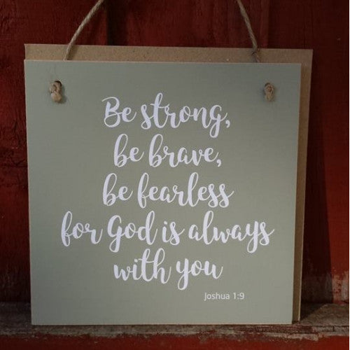 Gift A Card - Be Strong Be Brave - The Christian Gift Company