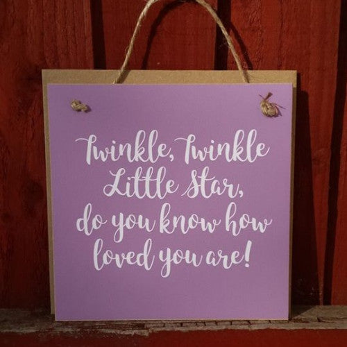 Gift A Card - Twinkle Twinkle Little Star - The Christian Gift Company