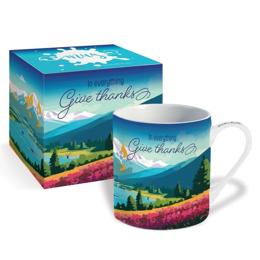 Give thanks Christian Mug & Giftbox - The Christian Gift Company