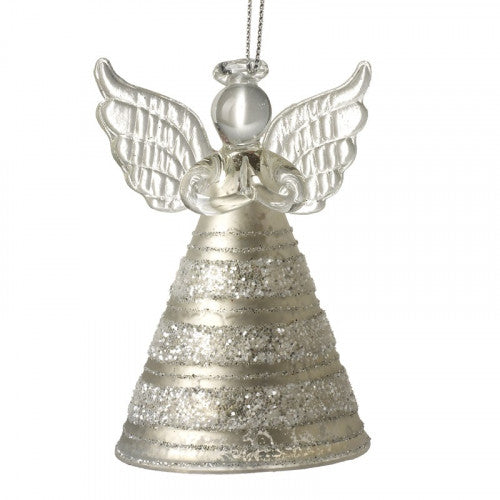Hanging Glass Angel Decoration - The Christian Gift Company