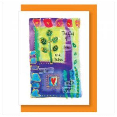 God Of Love And Peace Greetings Card - The Christian Gift Company