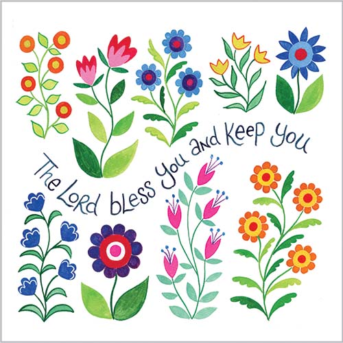 Hannah Dunnett Square Notecards - Bless You & Shine On You - The Christian Gift Company