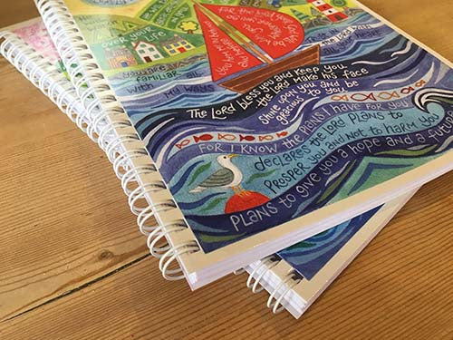 Hannah Dunnett Notebook - Bless You And Keep You - The Christian Gift Company