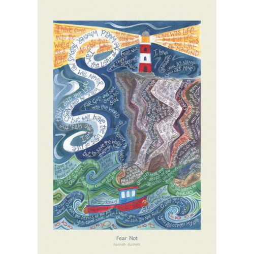 Hannah Dunnett Fear Not A3 Poster - The Christian Gift Company