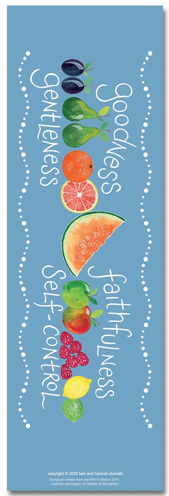 Hannah Dunnett Bookmark Fruit of the Spirit - The Christian Gift Company