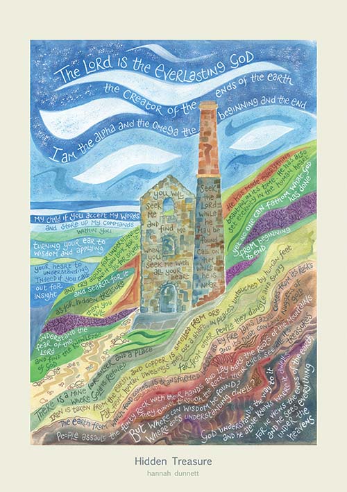 Hannah Dunnett Hidden Treasure A3 Poster - The Christian Gift Company