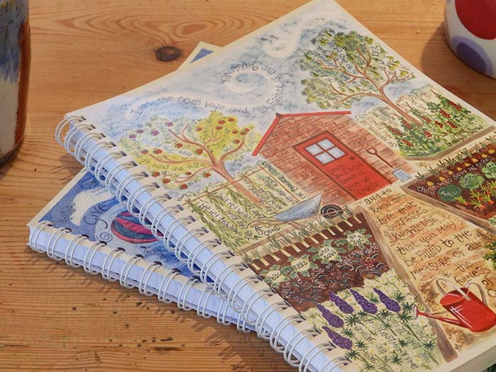 Hannah Dunnett Notebook - The Gardener - The Christian Gift Company