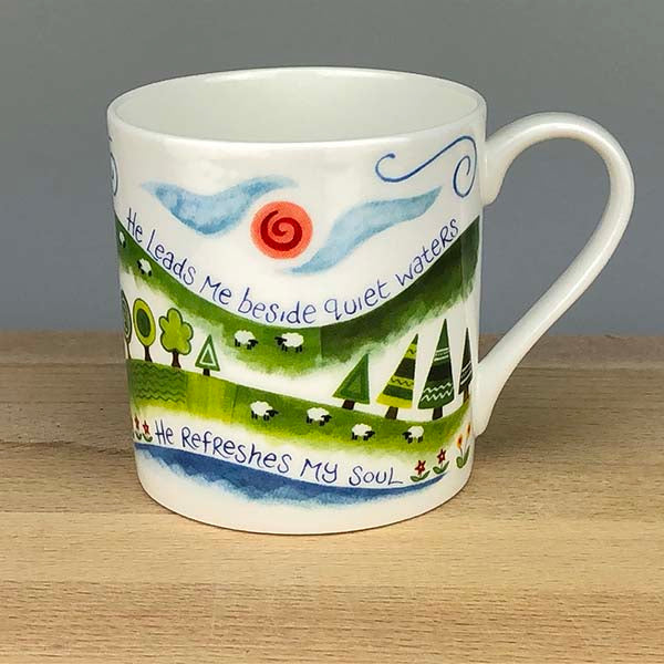 Hannah Dunnett Mug The Lord Is My Shepherd - The Christian Gift Company