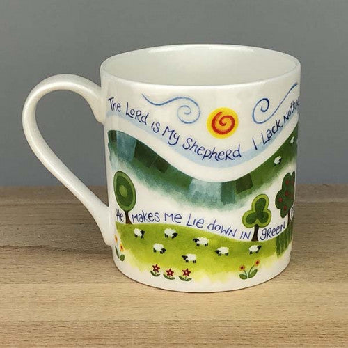 Hannah Dunnett Mug The Lord Is My Shepherd - The Christian Gift Company