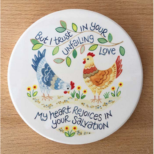 Hannah Dunnett Coaster - Unfailing Love - The Christian Gift Company