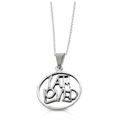 I AM LOVED Sterling Silver Necklace - The Christian Gift Company