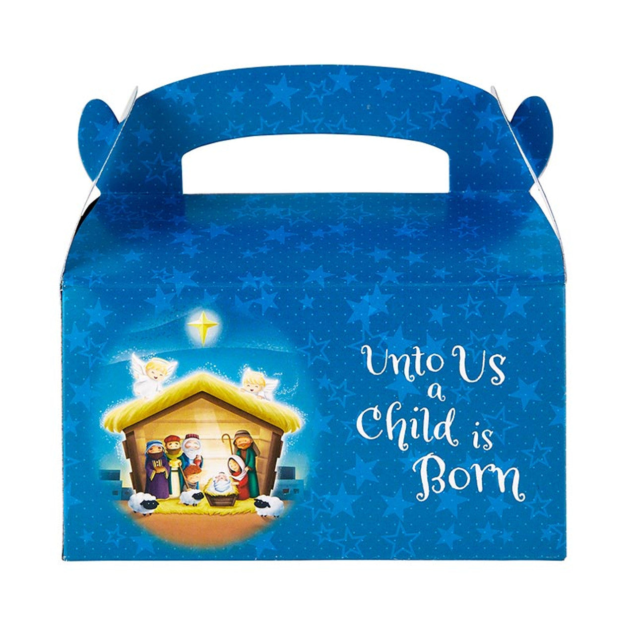 Unto Us a Child is Born Christmas Treat Box - The Christian Gift Company
