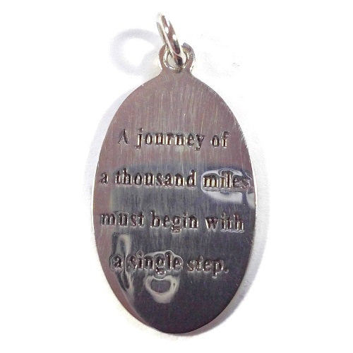 Oval Shaped Journey Necklace - The Christian Gift Company