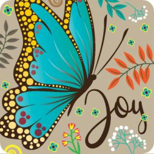 Joy Butterfly Coaster - The Christian Gift Company