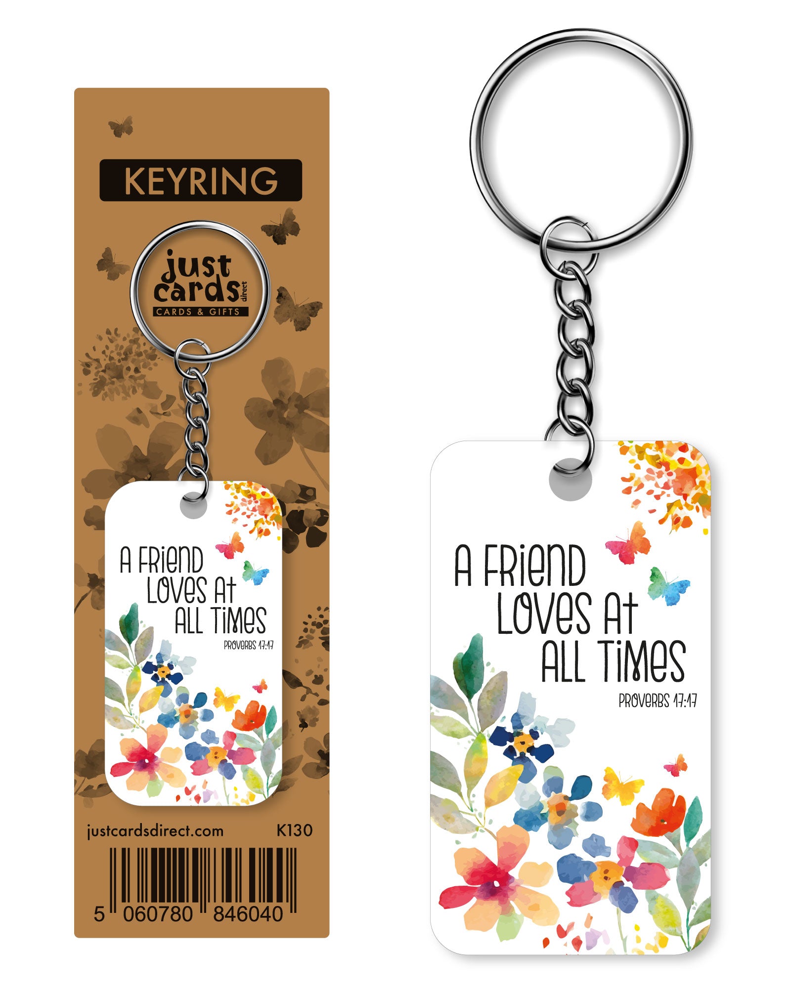 A friend loves Keyring - The Christian Gift Company