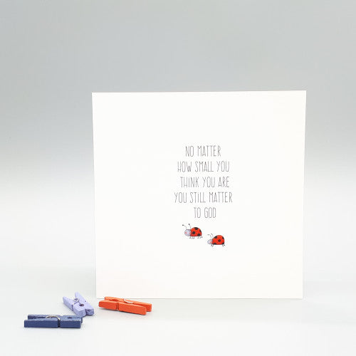 However Small You Matter Card - The Christian Gift Company