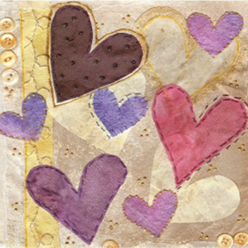 Multiple Hearts Small Card - The Christian Gift Company