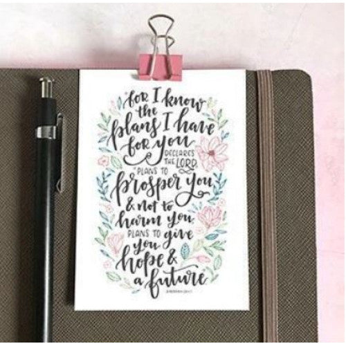 Mini Card: For I Know The Plans - The Christian Gift Company