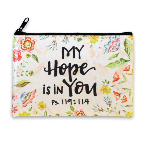 My Hope Is In You Zipped Purse - The Christian Gift Company