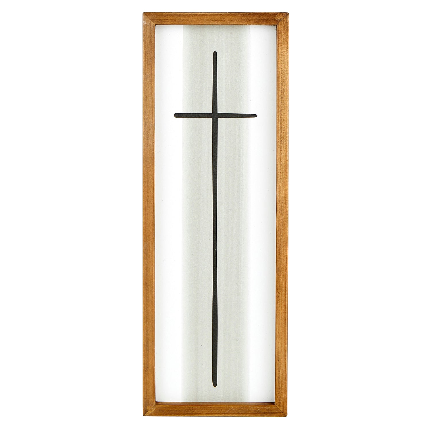 Framed Cross – Dark Wood - The Christian Gift Company