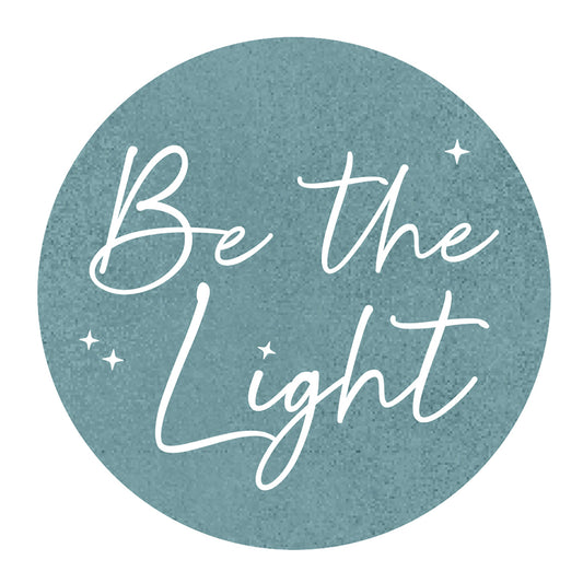Vinyl Sticker – Be The Light - The Christian Gift Company