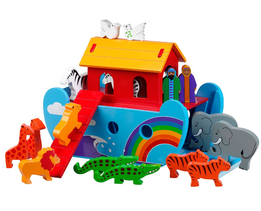 Small rainbow Noah's ark - The Christian Gift Company