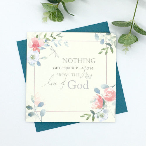 Nothing Can Separate You From The Love Of God Card - The Christian Gift Company