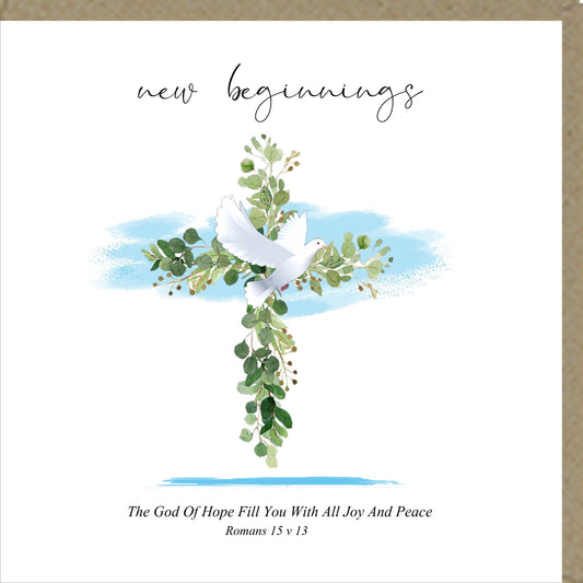 New Beginnings Greetings Card - The Christian Gift Company