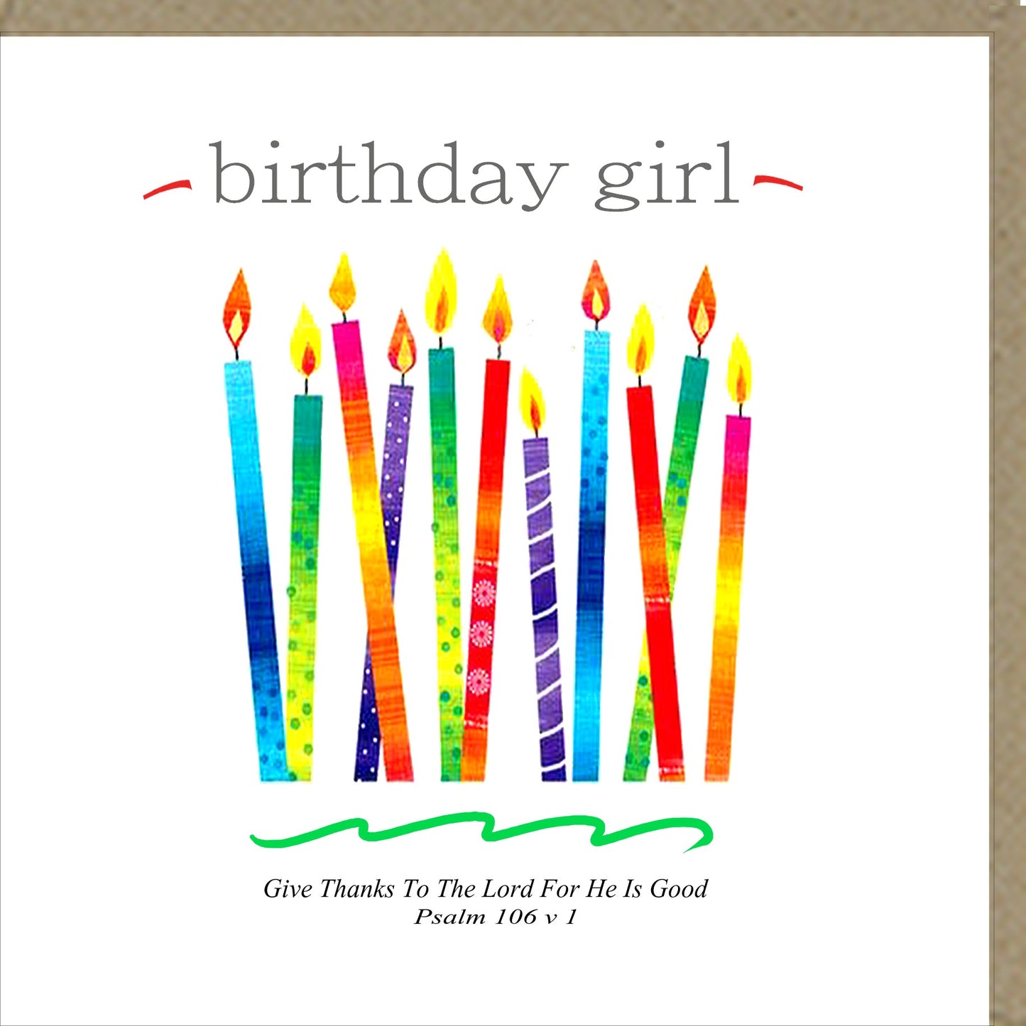Birthday Girl Greetings Card - The Christian Gift Company
