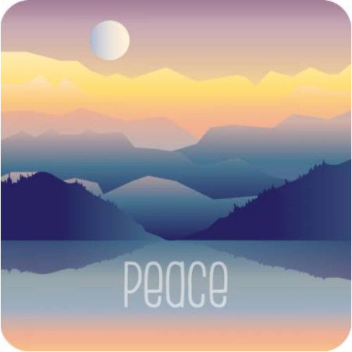 Peace Mountains Coaster - The Christian Gift Company
