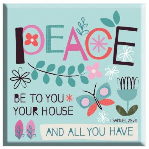 Peace To Your House Magnet - The Christian Gift Company